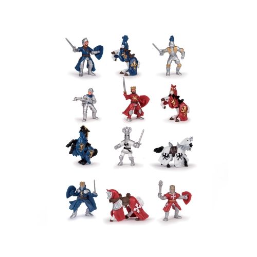Papo 33022 - Mini Ritter im Kunststoffbehälter, 12 Stück - 11