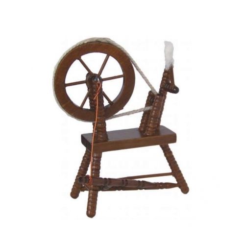 Spinnrad Antikbraun 9cm