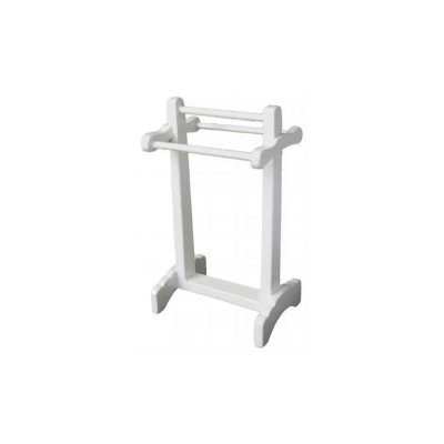 Handtuchalter Holz weiß lackiert