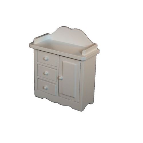 Wickelkommode Wickeltisch Holz weiß lackiert