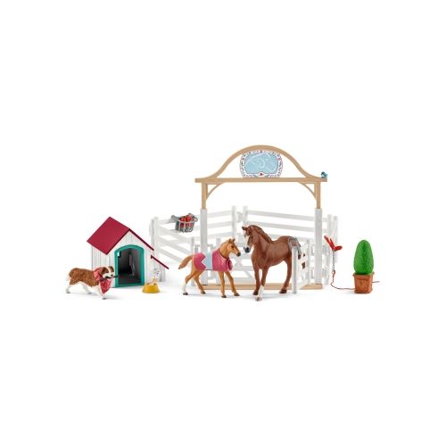 Schleich - 42458 - Horse Club Hannahs Gastpferde mit Hündin Ruby