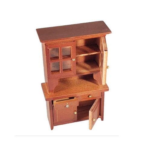 Esszimmer Büffet Schrank Holz mittelbraun 1:12 - 2