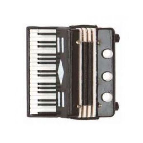 Akkordeon 3cm schwarz, unbeweglich