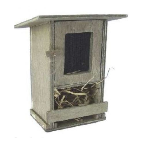 Hasenstall aus Holz 9,5 cm