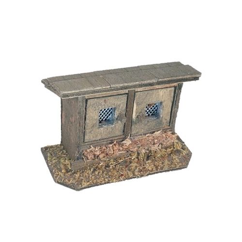 Hasenstall aus Holz 6,5 cm