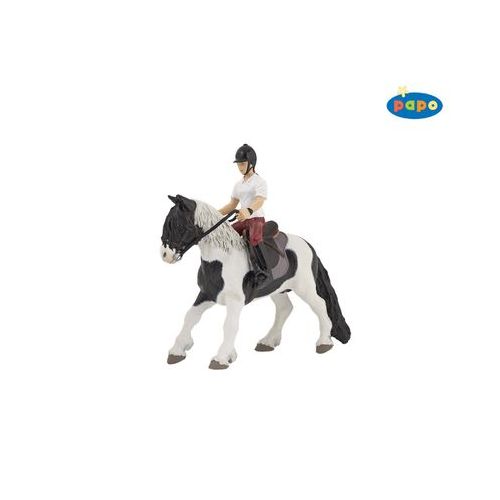 Papo 51117 - Pferdewelt - Pony mit Sattel