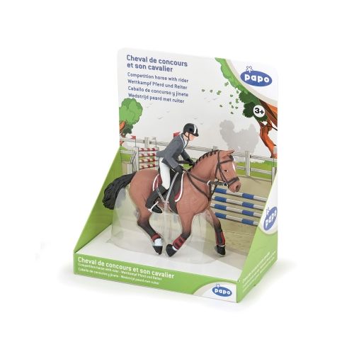 Papo 51561 - Pferdewelt - Wettkampf Pferd und Reiter - 2