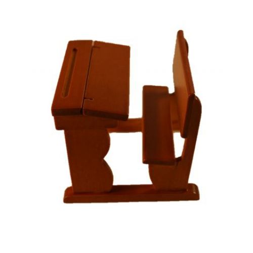 Schulbank antikbraun 7x6,5cm - 4