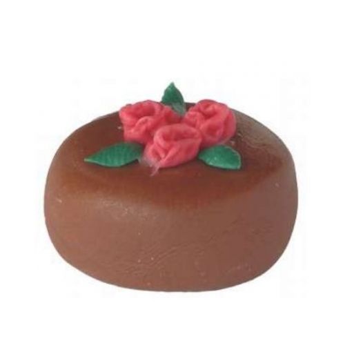 Schokotorte mit Rosen - 2 cm