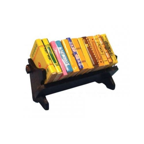 Bücherbord - Bücherregal 8cm mit 12 Büchern