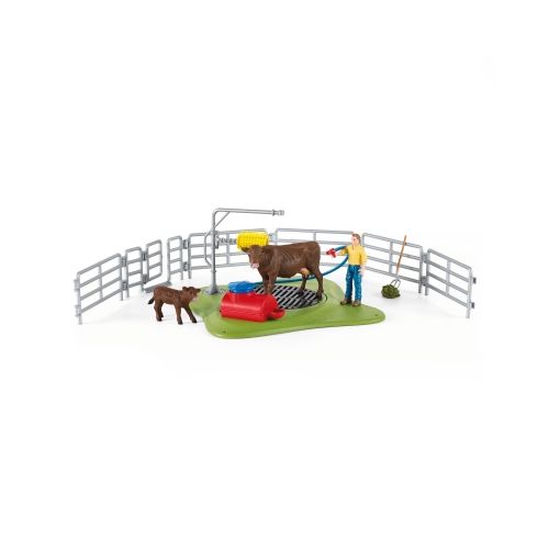 Schleich 42529 - Kuh Waschstation