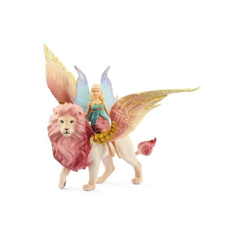 Schleich 70714 - Elfe auf geflügeltem Löwe