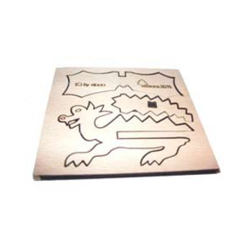 WoodHeroes Qualitäts Holzbausatz Drachenkind - bespielbar - Made in EU - 2