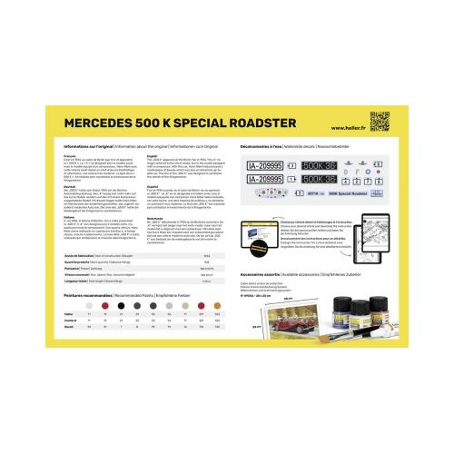 STARTER KIT 500 K Special Roadster  1:24 - 2