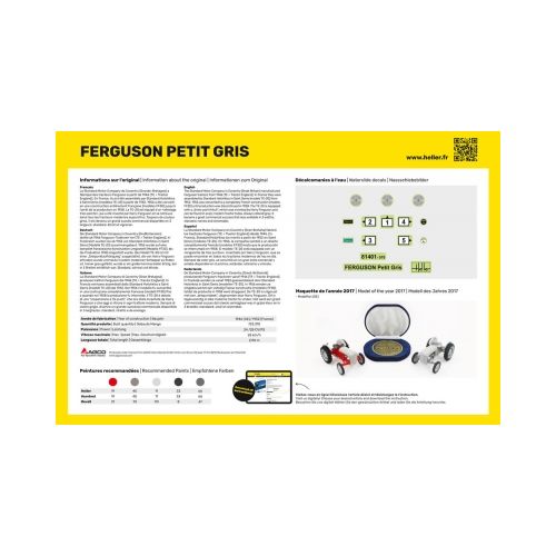 STARTER KIT Traktor Ferguson Le Petit Gris  1:24 - 2