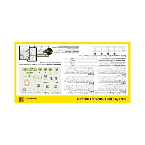Willys MB Jeep & Trailer  1:72 - 2