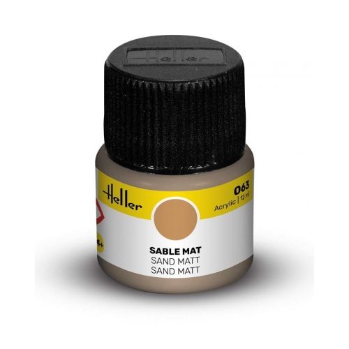 Heller Acrylfarbe 063 Sand matt 12ml