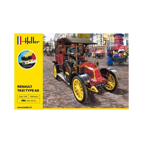 STARTER KIT Renault Taxi TYPE AG 1:24 - 4