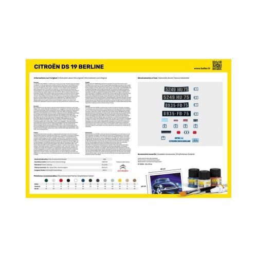 STARTER KIT CITROEN DS 19 1:16 - 4