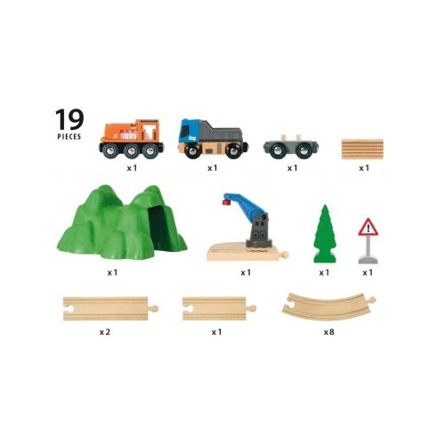 BRIO Starterset Güterzug mit Kran - 8