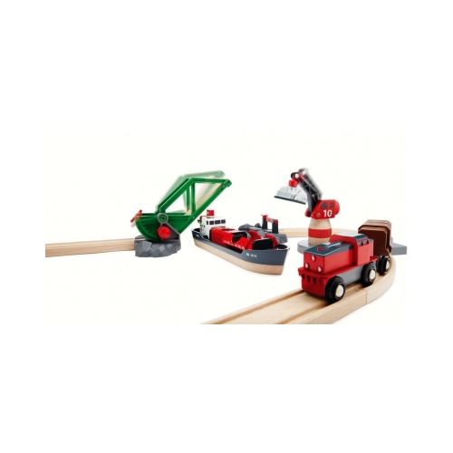 BRIO Container Hafen Set - 8