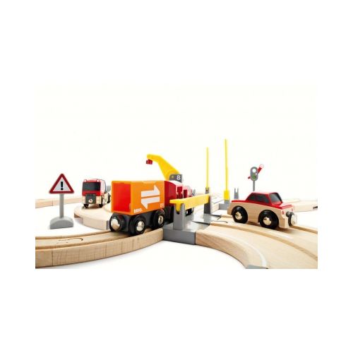 BRIO Straßen und Schienen Kran Set - 5