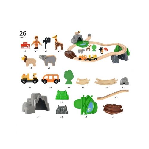 Großes BRIO Bahn Safari Set - 8