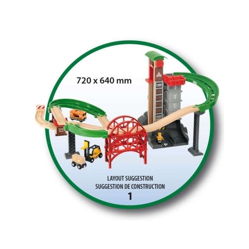 Großes BRIO Lagerhaus-Set mit Aufzug - 4