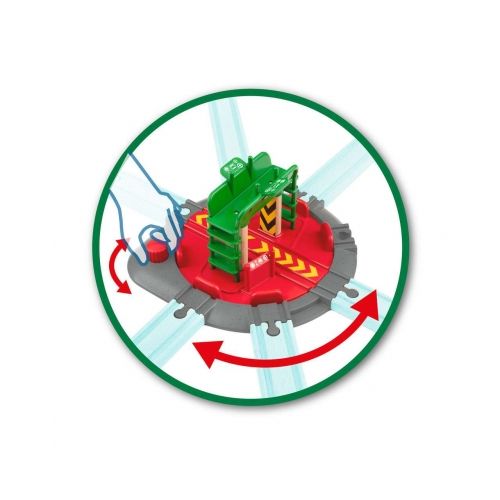 BRIO Lok-Drehscheibe mit Kontrollbrücke - 3