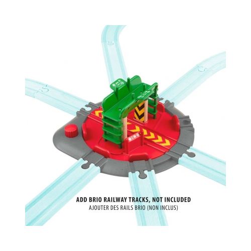 BRIO Lok-Drehscheibe mit Kontrollbrücke - 4