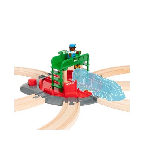BRIO Lok-Drehscheibe mit Kontrollbrücke - 5