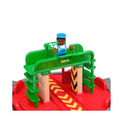 BRIO Lok-Drehscheibe mit Kontrollbrücke - 6