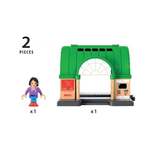 BRIO Großer Hauptbahnhof mit Ticketautomat - 5