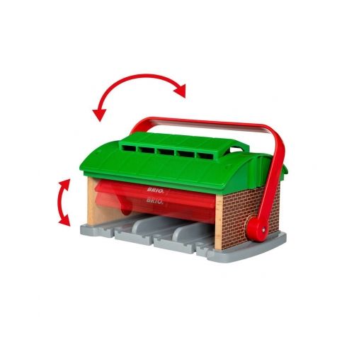 BRIO Mitnehm-Lokschuppen mit Reisezug - 3