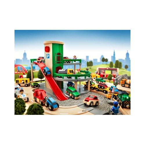 BRIO Parkhaus Straßen & Schienen - 4