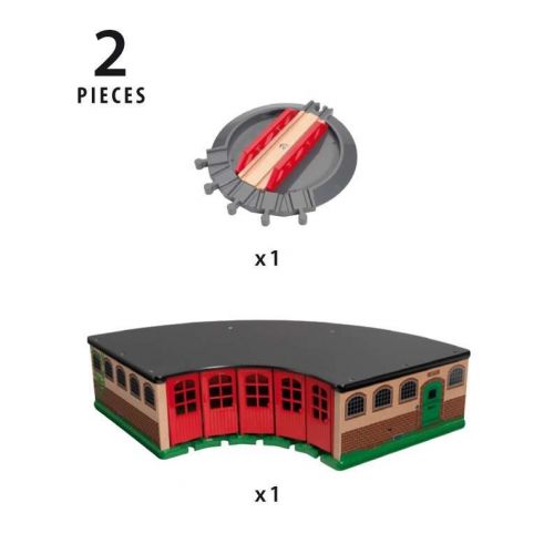 BRIO Großer Ringlokschuppen - 6