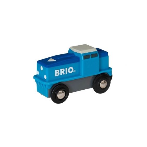 BRIO Blaue Batterie Frachtlok - 2