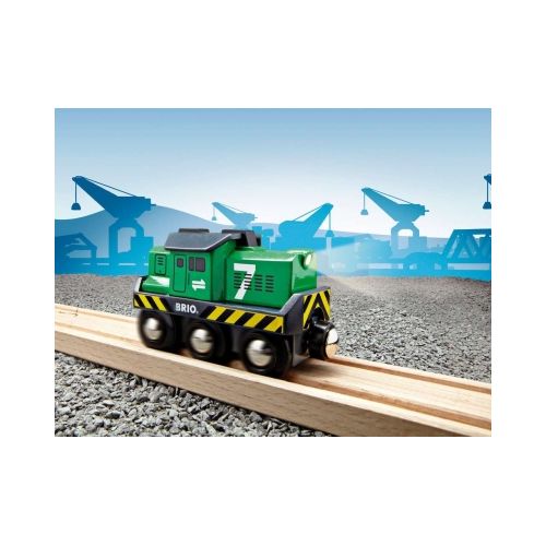 BRIO Batterie-Frachtlok - 4