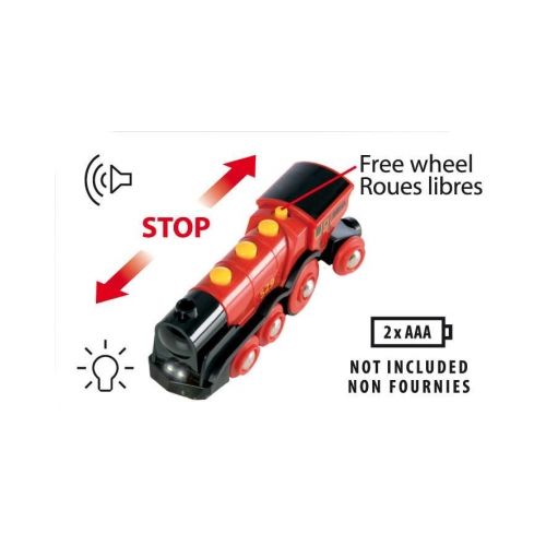 BRIO Rote Lola Batterielok - 4