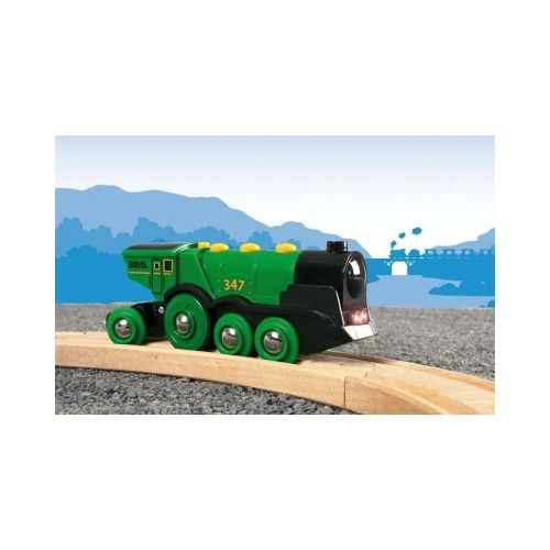 BRIO Grüner Gustav Batterielok - 3