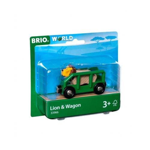 BRIO Tierwaggon Löwe