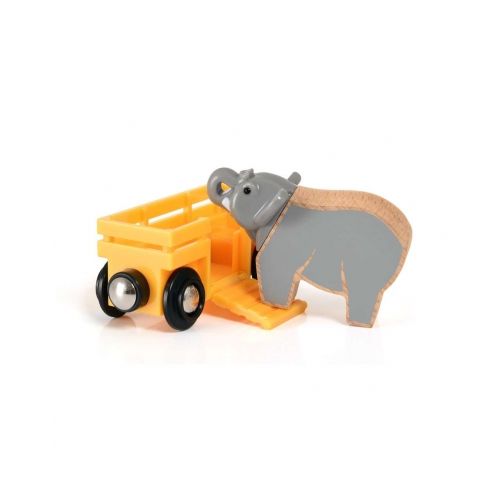BRIO Tierwaggon Elefant - 3