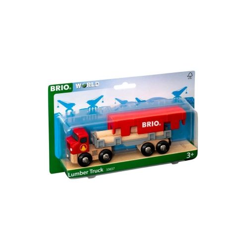 BRIO Holztransporter mit Magnetladung