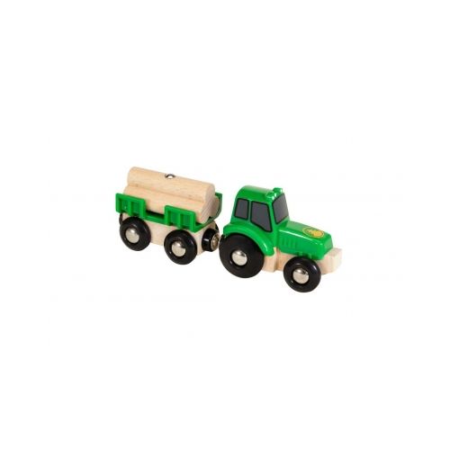 BRIO Traktor mit Holz-Anhänger - 2