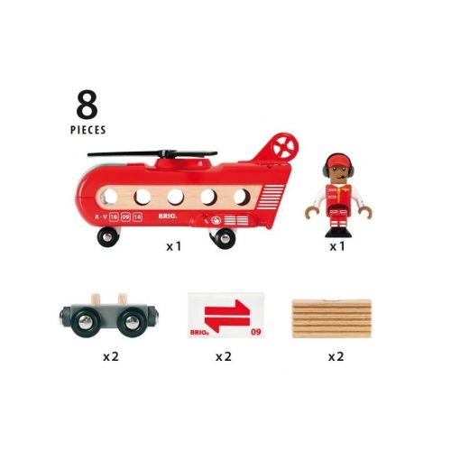 BRIO Eisenbahn-Transporthubschrauber - 5