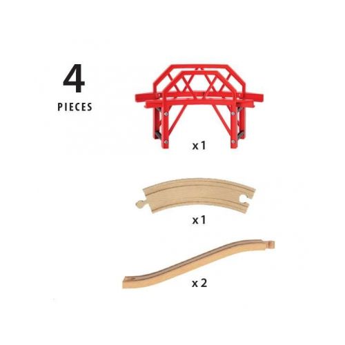 BRIO Bahnbrücke mit Auffahrten - 5
