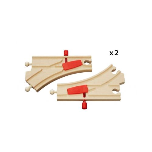 BRIO Mech. Weichenpaar (L1/M1) - 3