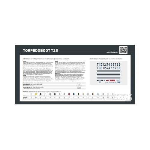 Torpedoboot T23  1:400 - 4