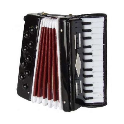 Akkordeon 6cm schwarz 1:8