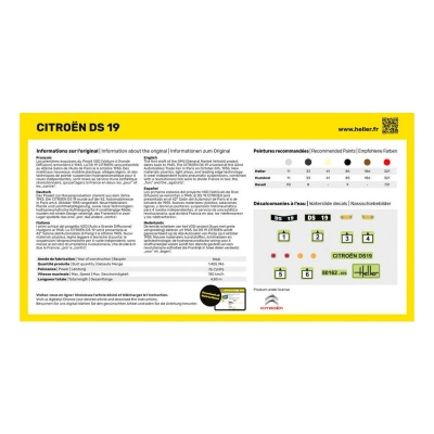 STARTER KIT Citroen DS 19  1:43 - 4